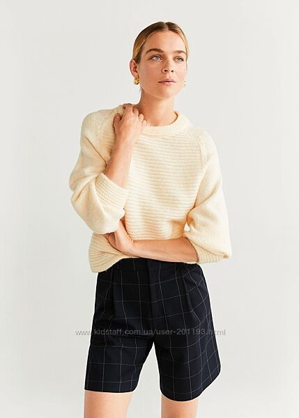 Теплі шорти в клітинку. Mango.