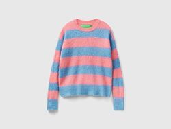 Кольоровий светр Benetton. Шерсть 