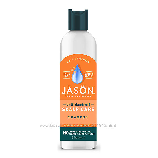 Jason Natural, шампунь для лікування лупи, 355 мл 
