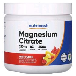 Nutricost, цитрат магнію, цитрат магния 