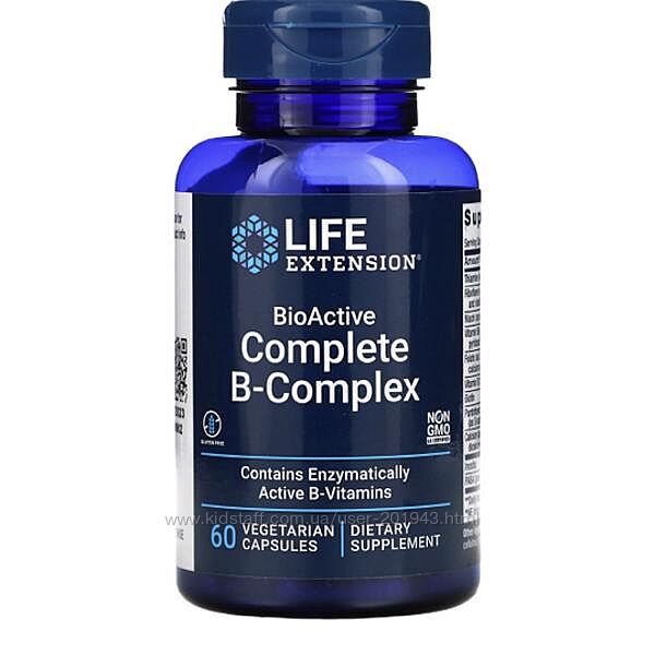 Life Extension, комплекс вітамінів групи B, комплекс витаминов группы В