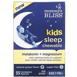 Mommy&acutes Bliss, мелатонін  магній для гарного сну