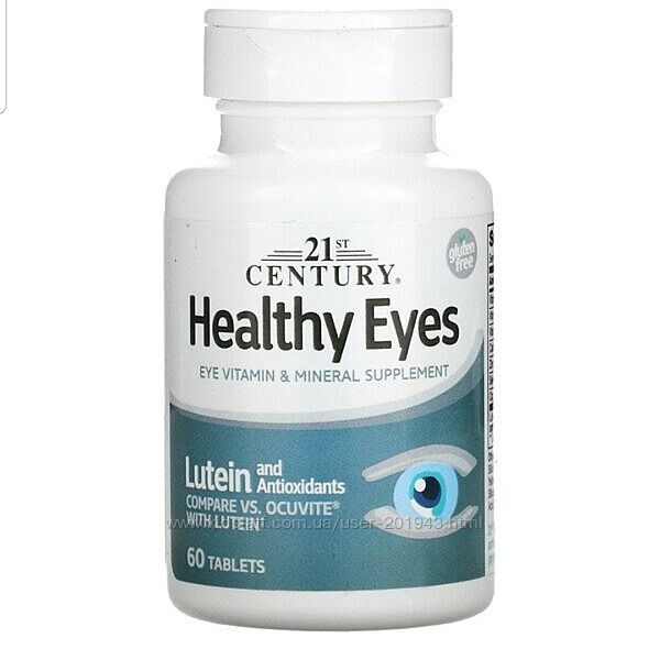 21st Century, Healthy Eyes, комплекс для здоровя очей із лютеїном, 60шт