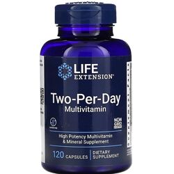 Life Extension, мультивитамины для приема два раза в день, 60/120 капсул