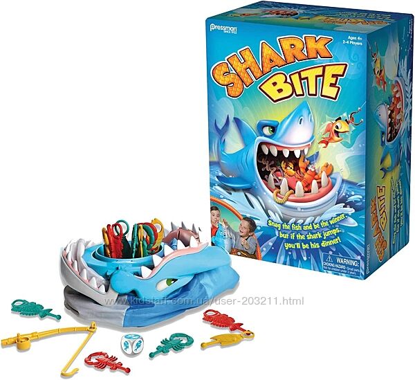 Настольная игра Укус акулы от Прессман Тойс Shark Bite 