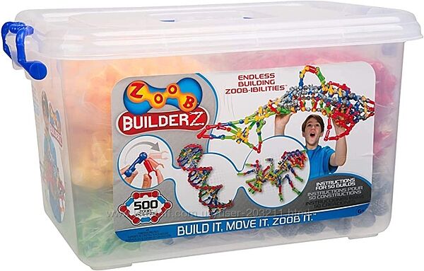 ZOOB ALEX Toys BuilderZ 500 Piece. Конструктор Зуб 500 деталей.