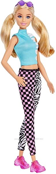 Кукла Барби Модница Barbie Fashionistas Doll 158, Long Blonde Pigtails
