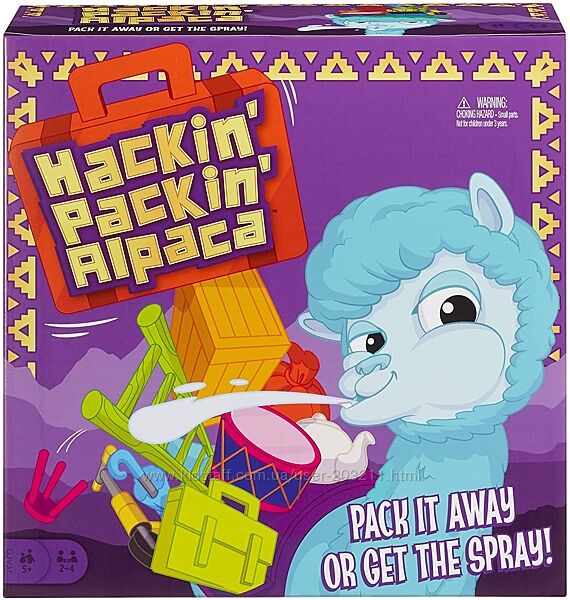 Настольная игра Непредсказуемая Альпака Hacking Packing Alpaca Mattel 