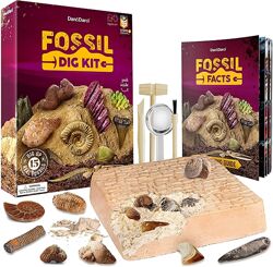 Науковий STEM набір Mega Fossil Dig Kit Dan & Darci