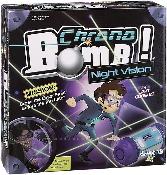 Шпигунська гра для дітей PlayMonster Chrono Bomb Night vision Original