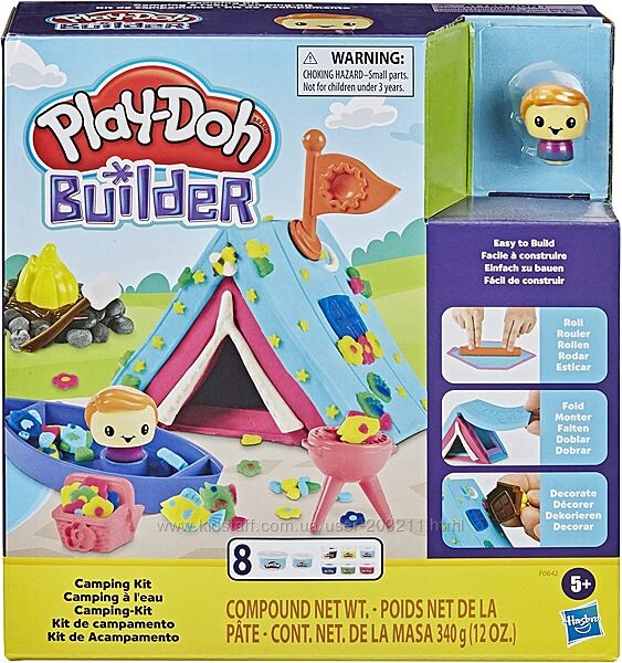 Набір Кемпінг Плей-До Play-Doh Builder Camping Kit