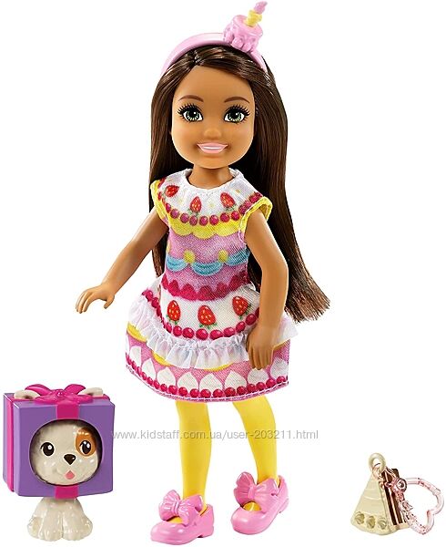 Челсі в костюмі Торта Barbie Club Chelsea Dress-Up Doll in Cake Costume