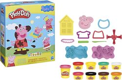 Набір для творчості Play-Doh з пластиліном Свинка Пеппа. Cтильний сет