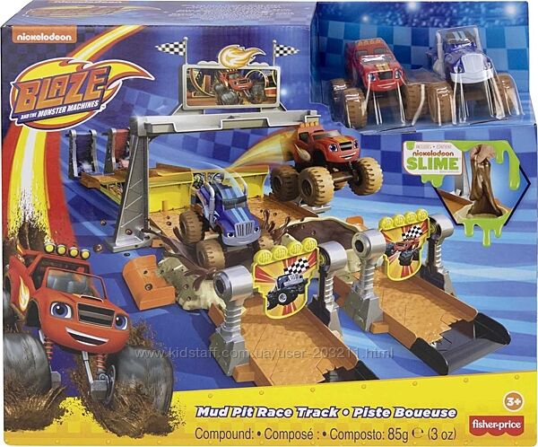 Блиск і Монстрмашини Fisher-Price Blaze and the Monster Machines Mud Pit 