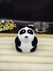 Ювелирная подарочная упаковка футляр коробочка для кольца сережек панда 