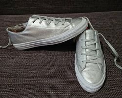 Кеды Converse Cats Gemma Trainers Silver, кожа, Vietnam, 25,5 см