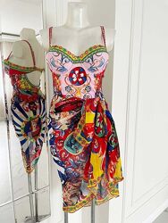 Купальник з парео Dolce & Gabbana 