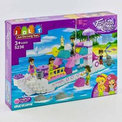 Конструктор JDLT 5236 Морська прогулянка , 118 деталей, 5 фігурок, в короб