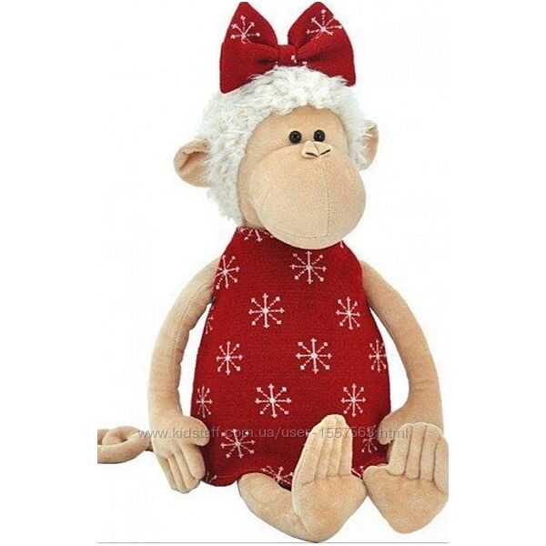 Мяка іграшка Orange Мавпа в червоному платті 40 см 5013/25