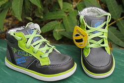Детские демисезонные ботинки высокие кроссовки хайтопы Clibee для мальчика 
