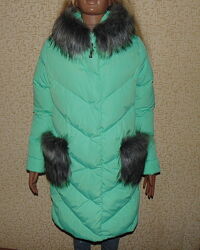 Суперовое зимнее пальто Nuovo Tendenza на 11-12 лет,