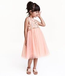 Шикарное нарядное платье с мерцанием H&M