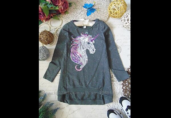 Подовжений світшот з єдинорогом Monsoon