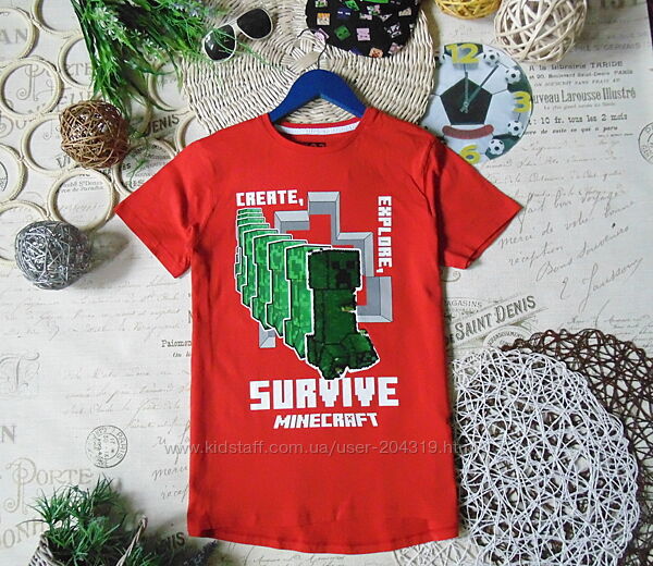 Яскрава футболка Minecraft Primark