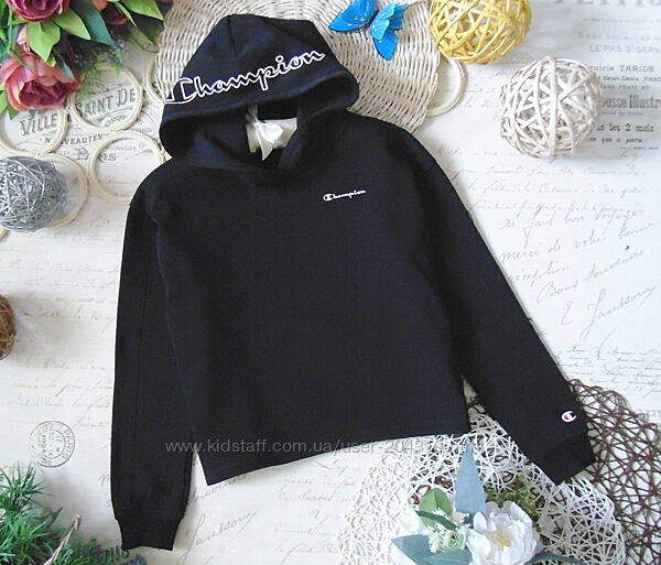 Крутецьке укорочене худі кроп топ Champion