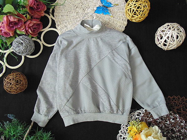 Моднячий світшот оверсайз з горловиною Adidas