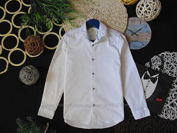 Крута біла святкова сорочка Next