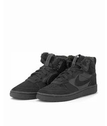 Круті кросівки хайтопи на хутрі Nike Court Borough Nike