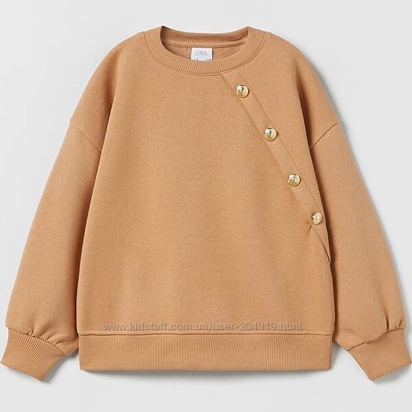 Суперовий світшот оверсайз ZARA з об´ємними рукавами