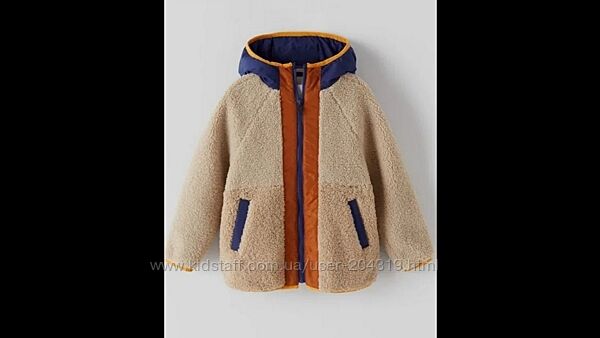Модняча куртка шерпа Zara