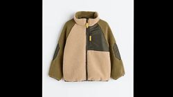 Крутезна куртка шерпа тедді H&M