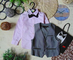 Ульотна сорочка та жилет Next