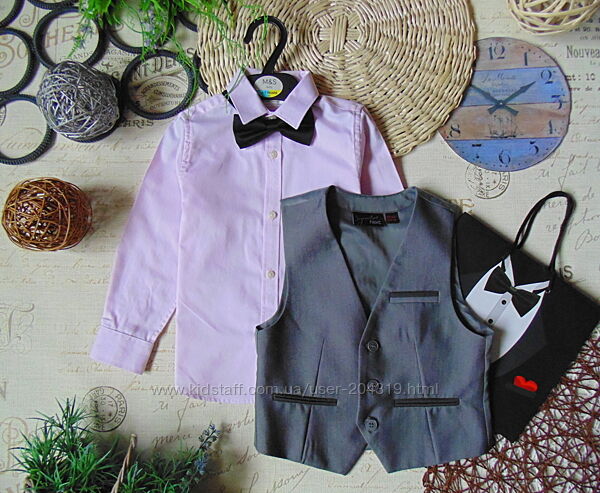 Ульотна сорочка та жилет Next