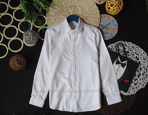 Суперова біла фактурна сорочка Next