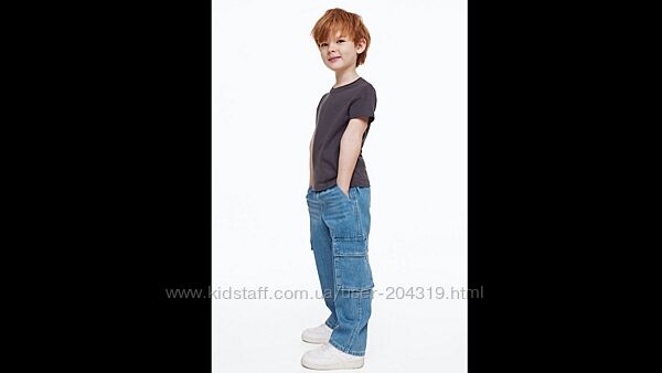 Крутецькі джинси вільного крою карго H&M