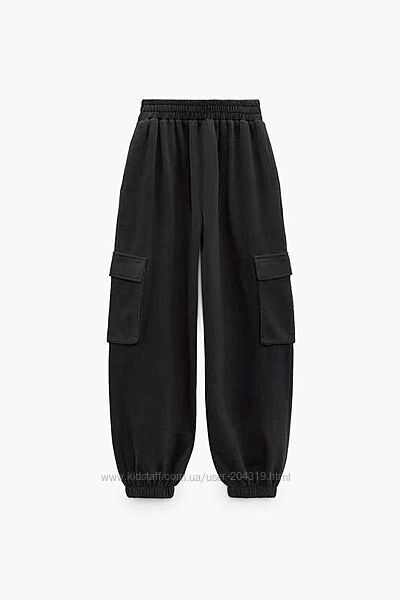 Стілячі штани джогери оверсайз карго Zara 