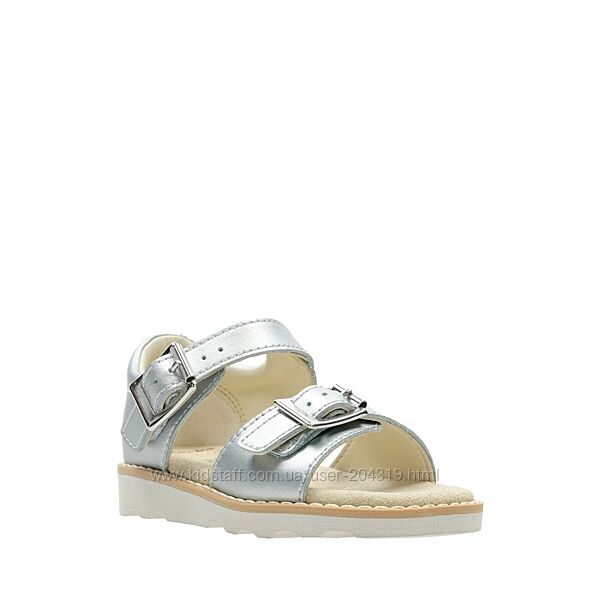 Босоніжки сандалі Clarks Infant Crown Bloom Silver