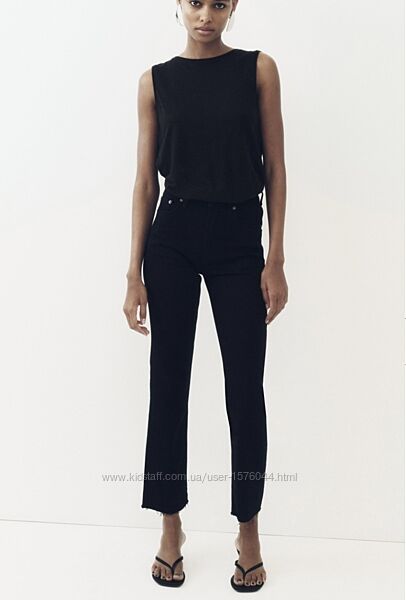  Женские джинсы Slim с высокой талией Zara