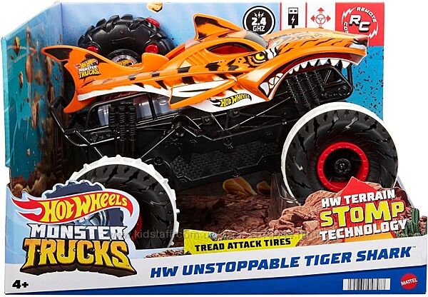 Hot Wheels RC Monster Trucks Tiger Shark HGV87 Хот Вилс Монстр Трак
