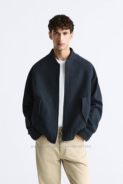 Мужская теплая куртка - бомбер Zara