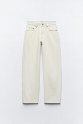 Женские джинсы Tailored Balloon со средней посадкой Zara