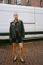 Женская байкерская куртка Zara