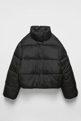 Стеганая нейлоновая куртка, ветровка Zara