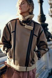 Куртка дублёнка zara