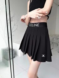 Дизайнерская юбка премиум бреда celine, спідниця celine, юбка celine