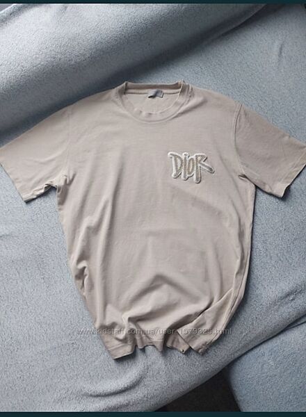 Супертрендова футболка в стилі dior, футболка майка в стилі dior з принтом